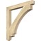 Ekena Millwork Imperial Craftsman Rough Sawn Bracket, Douglas Fir, 4"W x 38"D x 38"H BKT04X38X38IMP04RDF - alternate 1